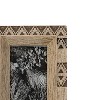 4x6 Brown Western Picture Frame Mango Wood, MDF & Glass by Foreside Home & Garden - 3 of 4