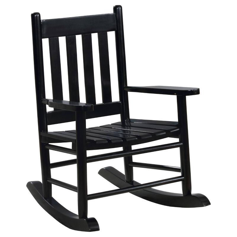 Annie Solid Wood Slat Back Youth Rocking Accent Chair - Coaster, 1 of 6