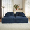 Bedroom Comfort: Fluffy, Assembled Loveseat - 3 of 4