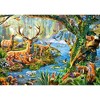 500 Piece Jigsaw Puzzle, Forest Life, Charming view of deer and animals in the forest, Adult Puzzle, Castorland B-52929 - 2 of 4