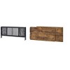Winam Antique Oak & Black Finish Coffee Table - 4 of 4