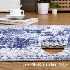 Vintage Floral Washable Runner Rug, Low Pile with Non-Slip Rubber Backing, Ideal for Kitchen, Hallways, Entryway, Living Room, and Bedroom Use. - 3 of 4