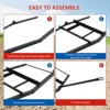 Lawn Leveling Rake, Heavy Duty Ground Leveler with Long Stainless Steel Handle, Lawn Leveler Garden Leveler for Yard, Backyard, Dirt Ground - 3 of 4