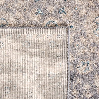 Sofia Light Gray and Beige Synthetic Rectangular Area Rug
