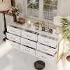 Famapy Large 9 Drawers Dresser With Form Metal Legs - 2 of 4
