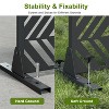 PexFix 72 in. x 47 in. Outdoor Privacy Rectangle Screen Galvanized Steel Panel Divider in Black - 4 of 4