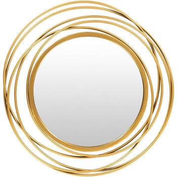Mark & Day Ede Modern Gold Decorative Wall Mirrors