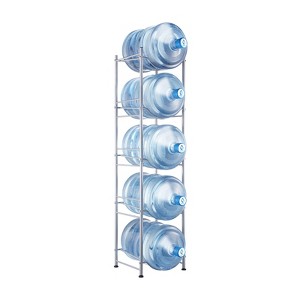 VEVOR 5 Tiers Water Jug Holder, 5 Gallon Water Bottle Holder, Single Row Water Bottle Rack for 5 Bottles, Heavy Duty Water Jug Rack - 1 of 4