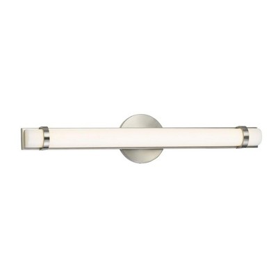 Cal Lighting LA-8601M 26W AC LED Vanity Light, L: 25 1/2", Brushed Steel,2.30x2.80x25.30