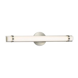 Cal Lighting LA-8601M 26W AC LED Vanity Light, L: 25 1/2", Brushed Steel,2.30x2.80x25.30 - 1 of 4