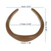 Unique Bargains Women's Classic Irregular PU Headband 6.3"x5.51" 1 Pc - 3 of 4
