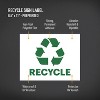 Avery Recycle Stickers, Green Recycle Signs for Bins, Containers, Trash Cans and Walls, Waterproof, UV Resistant, Preprinted, 8-1/2" x 11", 2 Total - 2 of 4