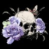 Women's Lost Gods Flower Skull T-Shirt - image 2 of 4