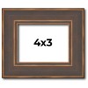 PosterPalooza | Photo Size Elegant Brown Picture Frame - UV Acrylic, Foam Board Backing, Hanging Hardware - 2 of 4