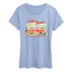 Women's - Instant Message - Lake Bound Short Sleeve Graphic T-Shirt - 1 of 3