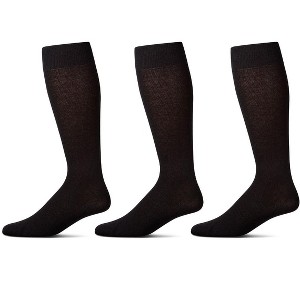 Memoi Men's Classic Crew Socks 3-Pack - 1 of 4