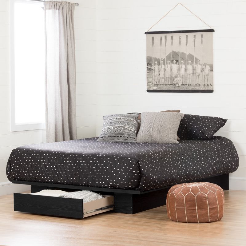 Holland Platform Bed with Drawer - South Shore, 3 of 10