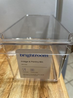 7x 14.5x 4 Medium Fridge & Pantry Bin Clear - Brightroom™