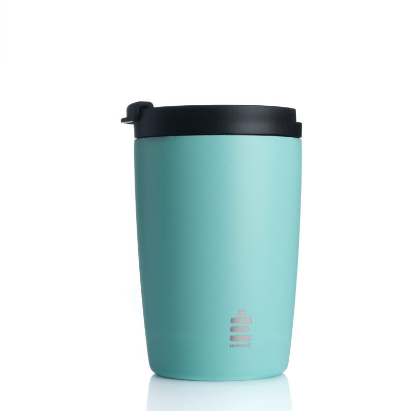 HYDRATE 340ml Insulated Travel Reusable Coffee Cup with Leak-proof Lid, Mint Green, 1 of 4
