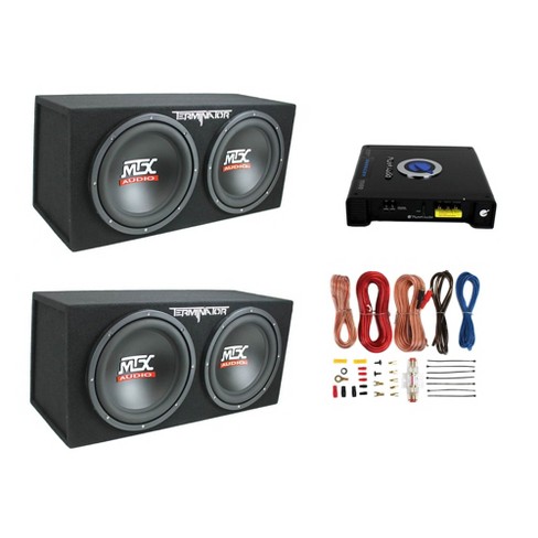 Buy 12 Planet Audio TQ12S 1500W Torque Single Subwoofer + GTMAT Ultra  80mil License Plate Car Sound Deadener Kit Online at desertcartDenmark