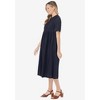 Woman Within Women's Plus Size Short-Sleeve Denim Dress - 4 of 4