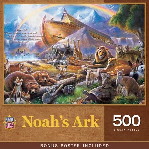 MasterPieces 500 Piece Jigsaw Puzzle for Adults - Noah's Ark - 15"x21" - 1 of 4
