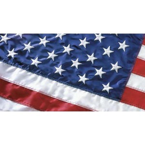 Maison Made in USA - 3'x5' Embroidered Patriotic Flag  Perfect 4th Of July Independence Day Flag Great For Indoors & Outdoors - 1 of 4