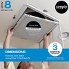 Simply Air Filters, MERV 8, 4 Pack, Furnace Air Filter for HVAC - 2 of 4