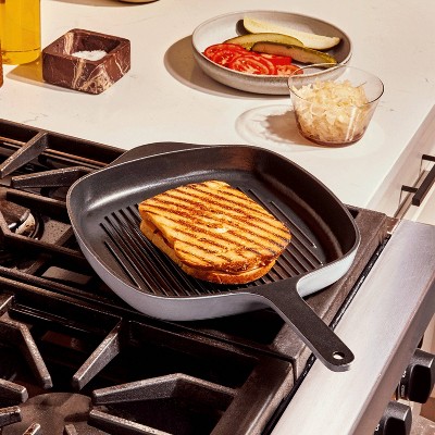 Caraway Home Enameled Cast Iron Grill Pan, 4 of 7