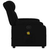 vidaXL Massage Recliner Chair Wingback Reclining Armchair for Elderly Fabric - 3 of 4