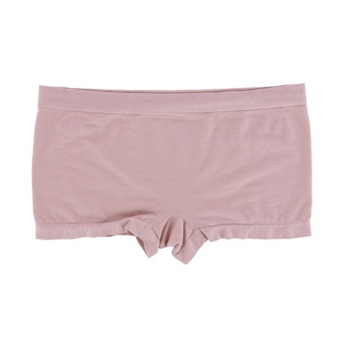 Ctm Women's Seamless Boyshort Underwear, Large, Tan : Target