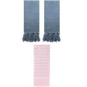 REGALWOVEN 3 Packs Solid Absorbent Soft Cotton Hand Towels 14" x 30" - 1 of 4