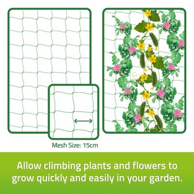 Green Plastic Trellis Netting for Climbing Plants