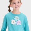 Girls' French Terry Pullover Sweatshirt - Cat & Jack™ - 2 of 4