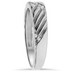 Pompeii3 Mens Diamond 14K White Gold Wedding Ring - 2 of 4