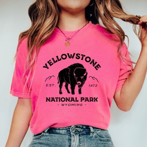 Simply Sage Market Vintage Yellowstone National Park Garment Dyed Tee - 1 of 4