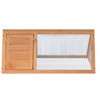 vidaXL Animal Rabbit Cage Wood - 3 of 4
