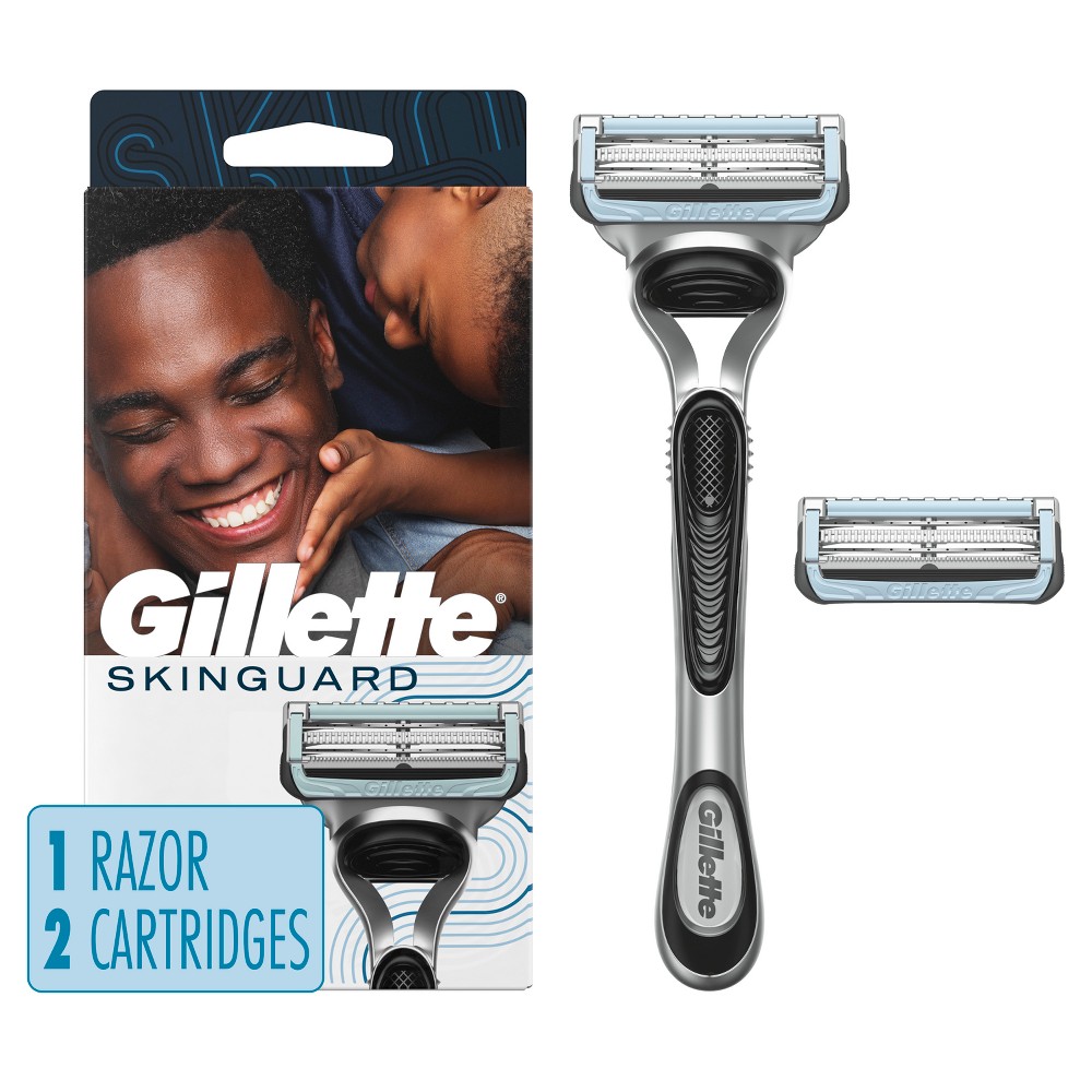 Photos - Shaver Gillette SkinGuard Razor + 2 Blade Refills 