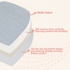 ChicFurnit 2PCS Seat Cushion Trapezoid Size Premium Soft Cotton Filling Non Slip Design Comfortable Durable for Living Room, Light Gray, - 3 of 4