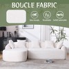 NicBex L-Shaped Modular Sectional Sofa,3-Seat Boucle Couch with Chaise and 5 Pillows for Living Room,Apartment,Office - 4 of 4