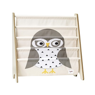 3 Sprouts URKOWL High Quality Kids Storage Shelf Organizer Baby Room Bookcase Furniture, Owl