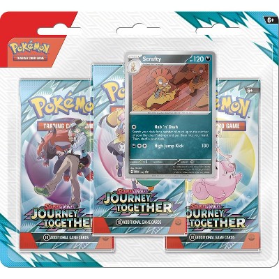 Pokemon TCG: Scarlet & Violet — Journey Together Three-Booster Blister - Scrafty