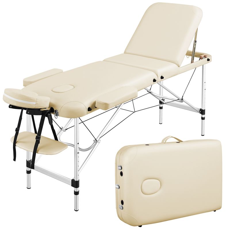 Yaheetech Portable Aluminum Massage Table Spa Table, 1 of 13