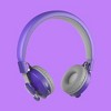 LiLGadgets Wireless Kids Headphones with Built-in Microphone, On-Ear Bluetooth Headset for School, SharePort Technology, Purple - 2 of 4