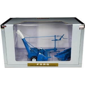Ford 680 Forage Harvester with Hay Head and Corn Head Blue "Classic Series" 1/16 Diecast Model by SpecCast - 1 of 3
