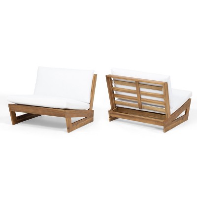 teak/white
