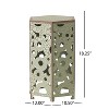 Janey 2-piece Patio Portable Side Table for Garden, Beach, Outdoor Furniture - Maison Boucle - 3 of 4