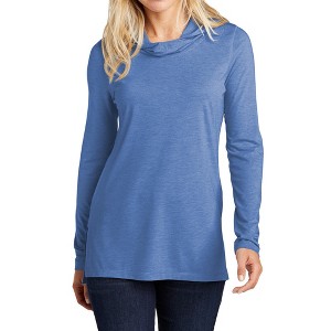 Mafoose Ladies Soft and Color Locking PosiCharge Tri-Blend Moisture-Wicking Long Sleeve Hoodie - 1 of 4