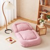Collapsible Lazy Sofa,Triple Fold Small Tatami Sofa Bed,Pull-Out Recliner Sofa,Suitable for Living Room, Bedroom. - 4 of 4