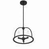 Crystorama Lighting Abbott 3 - Light Chandelier in  Black - 2 of 4
